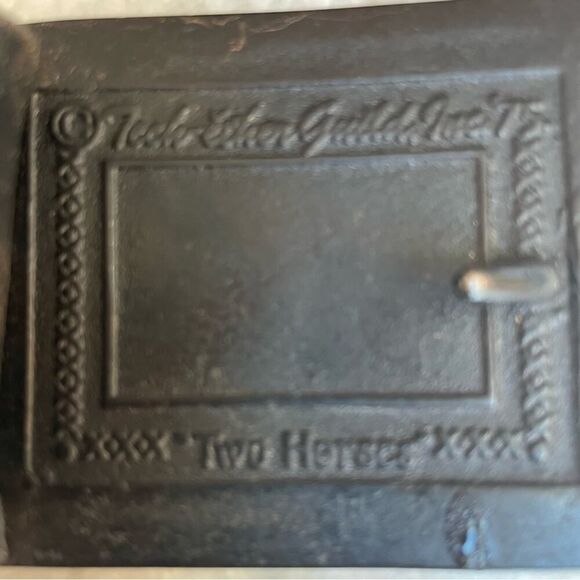 Vintage Tech Ether Guild Two Horses Brass Belt 1975 - Picture 6 of 8